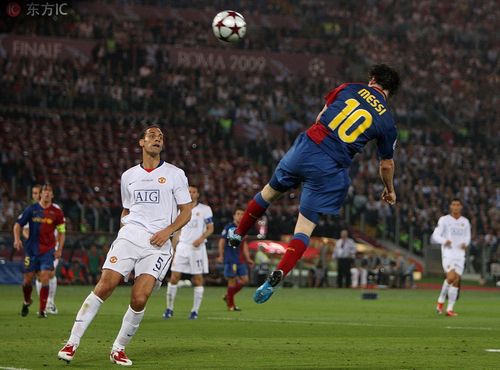 2009欧冠决赛梅西头球，欧冠决赛梅西头球破门！